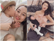 Làm mẹ - Sao Nhật Ký Vàng Anh làm mẹ: Dịu đanh đá nuôi con trai Mạc Hồng Quân, Hằng điệu khác hẳn