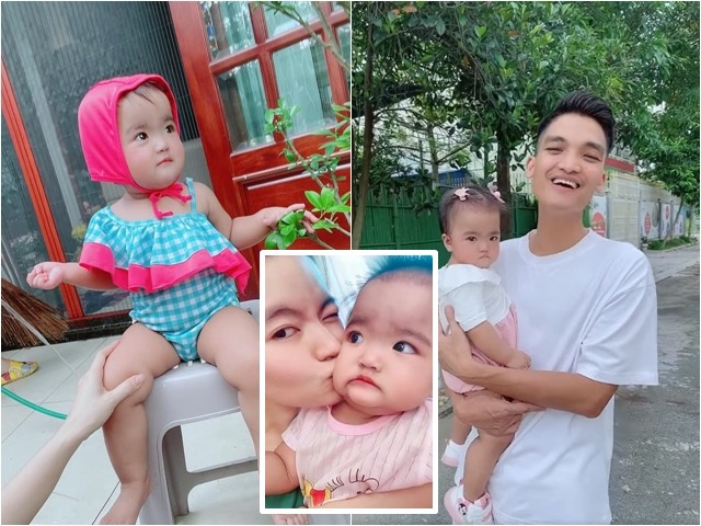 Sao Việt 24h: Ái nữ nhà Mạc Văn Khoa biểu cảm như chịu đựng khi mẹ hôn, bố hát