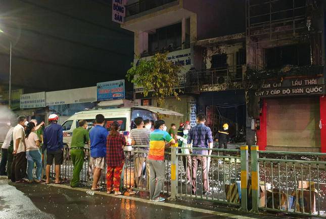 Hiện trường vụ cháy.