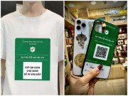 Tin tức - Người Sài Gòn bùng nổ "cơn sốt" in mã QR chứng nhận tiêm vắc-xin lên áo phông, ốp điện thoại