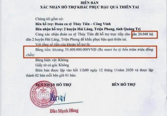 Không thể tổng hợp chính xác số tiền ca sĩ Thủy Tiên hỗ trợ người dân ở Quảng Trị - 5