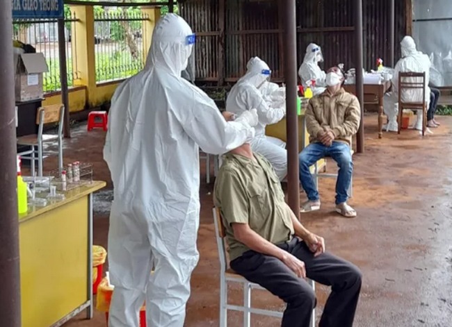 Phong tỏa khu vực chợ Cuôr Đăng