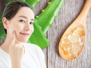 Dưỡng da căng bóng, sáng hồng tự nhiên nhờ những cách làm đẹp từ nha đam siêu đơn giản