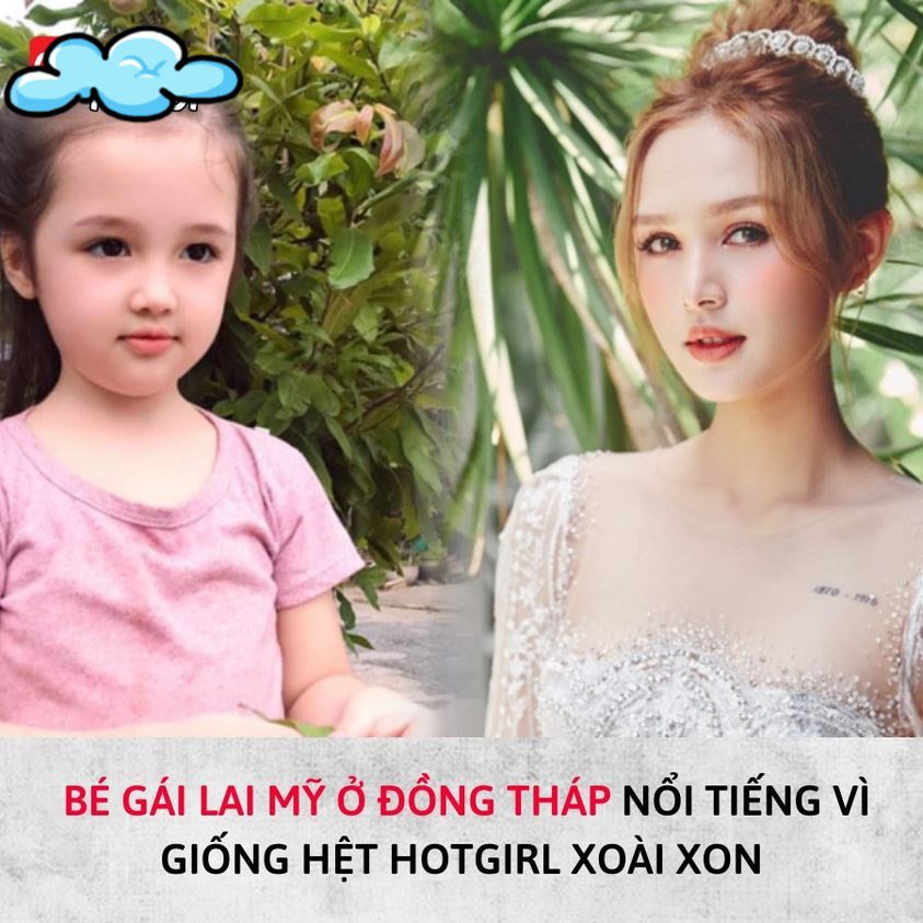 Bé gái Đồng Tháp nhan sắc hệt hotgirl Xoài Non: con của mẹ đơn thân với người đàn ông Mỹ - 2