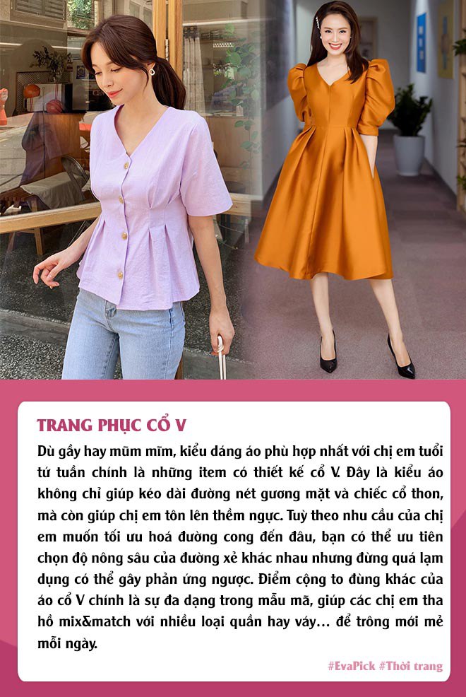 Phụ nữ ngoài 40 muốn mặc đẹp, chọn áo quần theo công thức 4 cần tránh, 3 tăng cường là đủ - 6