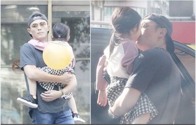 Hoắc Kiến Hoa rất kiên nhẫn với Cá Heo Nhỏ mọi lúc mọi nơi.