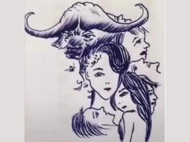 Có bao nhiêu khuôn mặt trong tranh? Câu trả lời tiết lộ sự thông minh của bạn