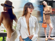 Thời trang - Khi mỹ nhân Việt hồn nhiên "thả rông": Người lấp ló nhũ hoa, người bị chồng nhắc mặc áo vào!