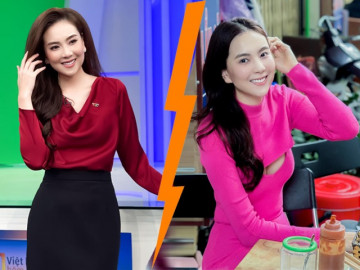 Xả vai MC nhà Đài, Mai Ngọc sửa soạn đi ăn sáng với đầm gợi cảm