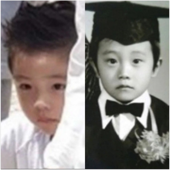 Lee Joon Hoo có khá nhiều nét của bố khi còn nhỏ.