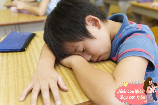 Thói quen ngủ muộn có thể ảnh hưởng đến trí nhớ của trẻ, kém tập trung, tinh thần kém, khả năng học tập kém.