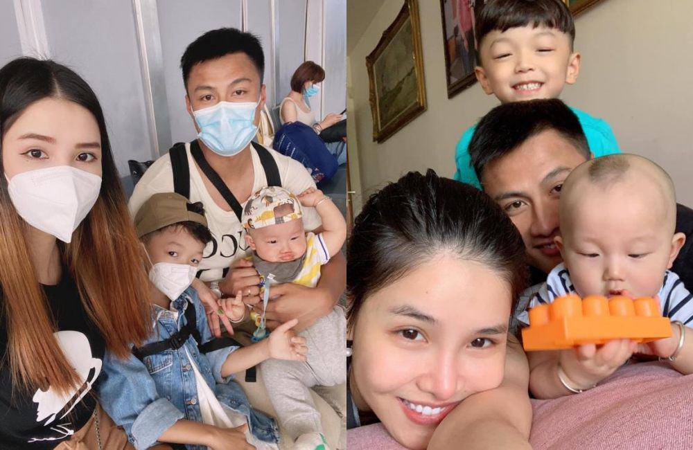 Con trai đầu của cặp sao tên Xuân Phúc, tên thân mật là Cu Tỏi, gần năm tuổi. Bé thứ hai tên Phúc Long, gọi thân mật là Dưa Hấu, chào đời tháng 6/2020.
