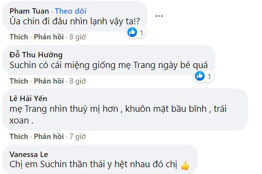 Bị nói đẻ thuê cho Cường Đôla, Đàm Thu Trang khoe ảnh mình ngày bé, giống hệt Suchin bây giờ - 5