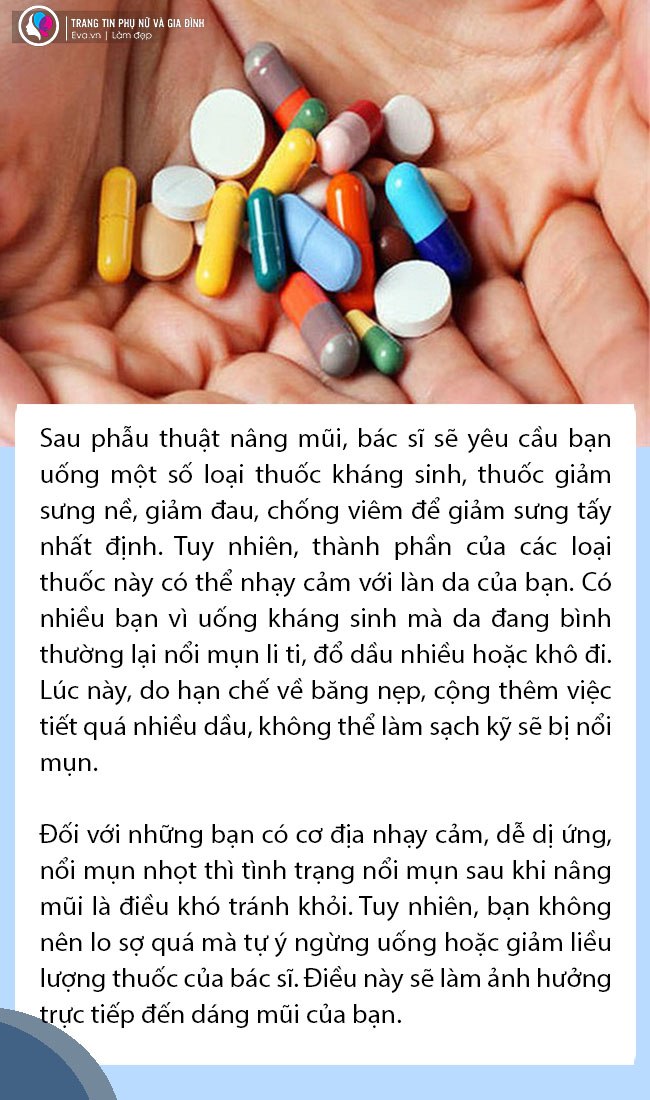 Nâng mũi xong về mụn nổi ầm ầm, chị em bình tĩnh đọc kĩ bài viết này - 3