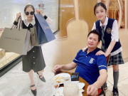 Thời trang - Con gái ít biết của Bằng Kiều sành điệu không đợi tuổi, đi niềng răng cũng xách túi nghìn đô