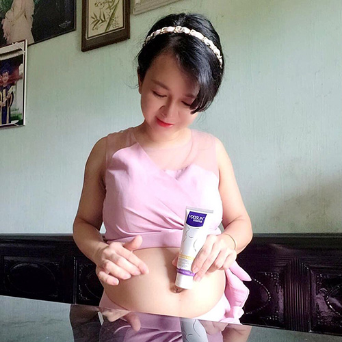 Ở tháng cuối thai kỳ, DV Vân Trang vẫn tranh thủ chia sẻ bí quyết chống rạn cho mẹ bầu - 3