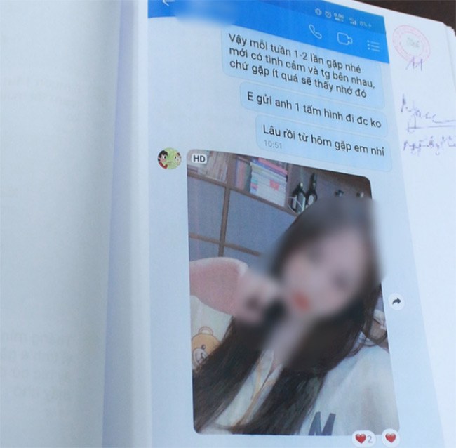 Đoạn tin nhắn của gái bán dâm và khách mua dâm