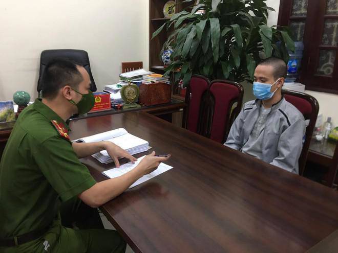 Đối tượng Thắng khai nhận hành vi phạm pháp trước cơ quan Công an