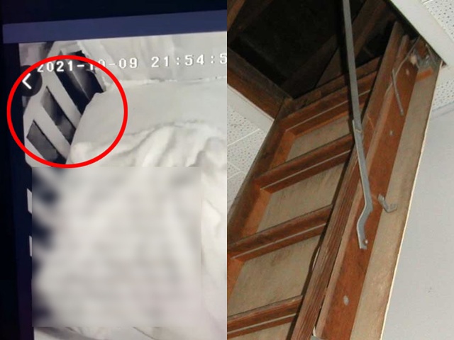 Xem camera phòng con gái thấy có điều lạ, cặp vợ chồng hoảng sợ khi kiểm tra tầng gác mái