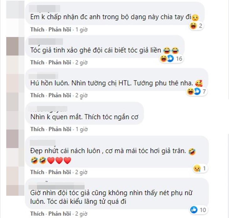 Có 2 luồng ý kiến trái chiều diễn ra, một số cho rằng, Gil Lê có đội tóc giả cũng không giấu nổi nét lãng tử, nam thần, tuy nhiên vẫn rất hút mắt. Sô khác lại bất mãn: Nhìn không quen mắt. Thích tóc ngắn cơ. Có người còn đòi chia tay thần tượng chỉ vì không chấp nhận được Gil Lê trong bộ dạng nữ tính này.