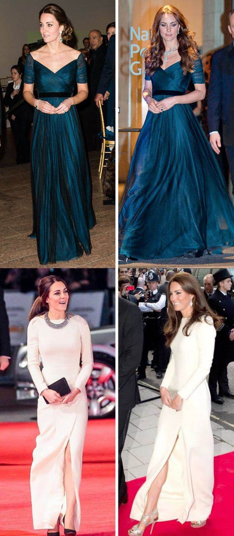 Mặc lại váy của 10 năm trước, công nương Kate đổi mới, nhưng hình như quên nội y? - 10