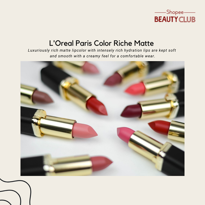 Trải nghiệm sự sang trọng trong mỗi lần lướt son với son màu mịn môi Color Riche Matte từ L’Oreal Paris stronga hrefhttps://shopee.vn/universal-link/product/37251933/4168632312?smtt9amp;utm_sourcespe-pramp;utm_mediumvnintamp;utm_campaign2021-1010-MIXCAT_EXT_VN_PR00_prbcocteva_251021amp;utm_content251021amp;deep_and_web1 target_blankchỉ với 215.000 đồng/a/strong.