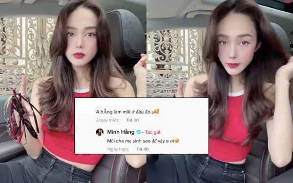 Thời điểm trước dịch, Minh Hằng khoe nhan sắc trẻ trung và xinh đẹp nhưng một lần nữa không tránh khỏi đôi mắt của người hâm mộ. Nhan sắc này làm cô bị nghi sửa mũi song Minh Hằng ngay lập tức khẳng định chắc nịch “Mũi cha mẹ sinh sao để vậy”.