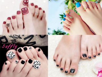 20 mẫu móng chân đẹp đơn giản nhẹ nhàng hot nhất hiện nay