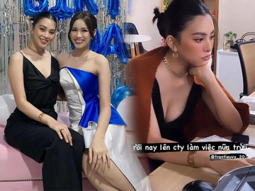 Tiểu Vy lép vế trước đàn em khi cùng chung khung hình