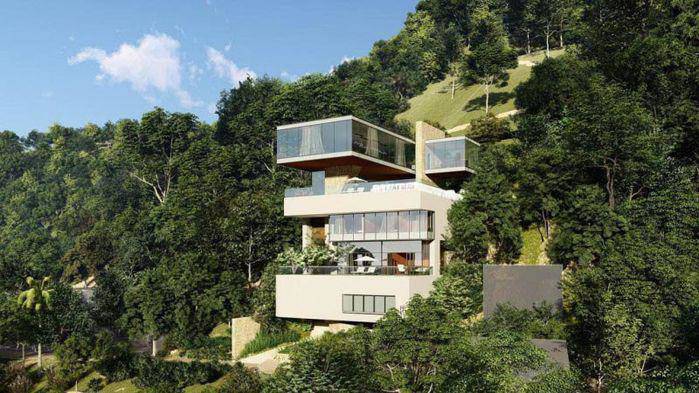 Căn biệt thự view biển mà anh dành tặng bà xã mừng dịp về chung một nhà.