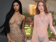 Thời trang - Hoa hậu diện đầm đục lỗ to như quả bóng, mặc đồ lót như không, sang hơn hẳn "ai kia"