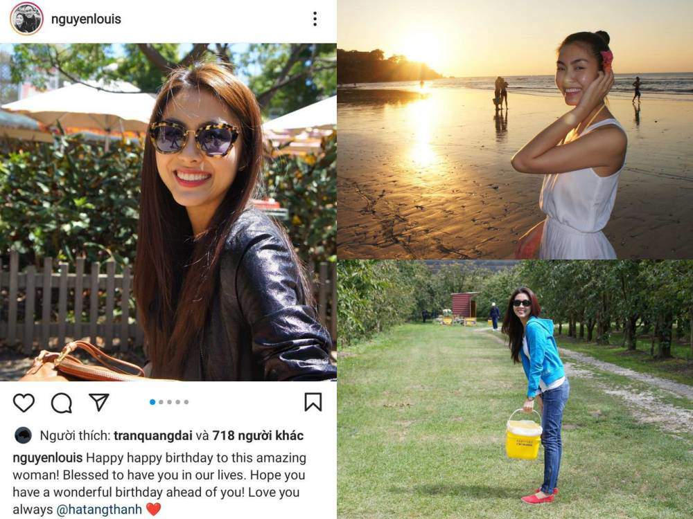 Louis Nguyễn rất tự hào khi nhắc về người bạn đời.