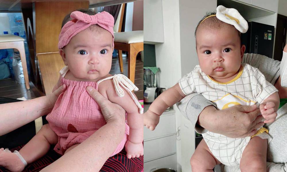 Ngoài ra, bé Moon có chỉ số phát triển nhanh, nét nào ra nét đó. Nhiều người dự đoán lớn lên cô bé sẽ là tiểu mỹ nhân vì sở hữu nét lai Ấn Độ đặc biệt.