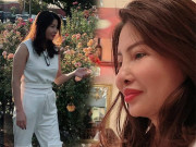 Thời trang - Mẹ ruột Phạm Hương U60 vẫn diện croptop trẻ đẹp, làm nở mũi con gái hoa hậu