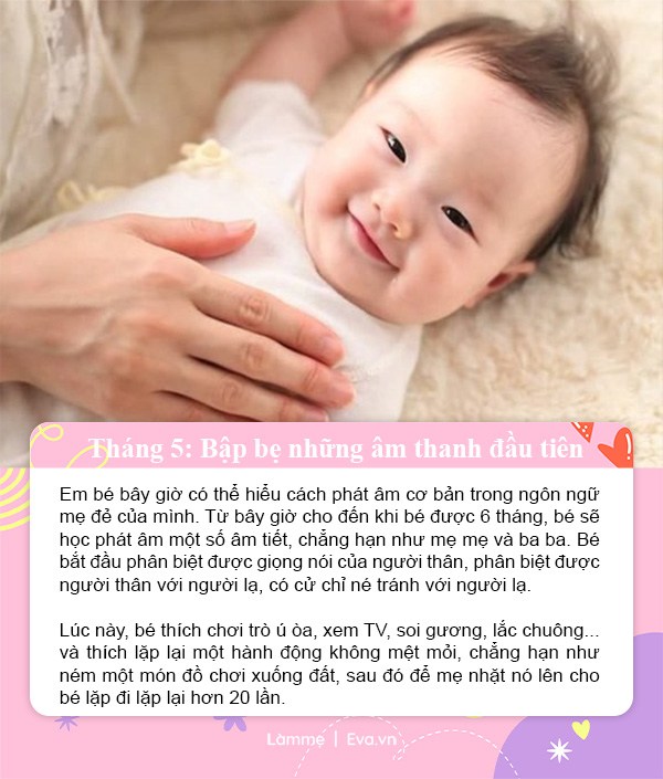Những dấu mốc vàng trong 12 tháng đầu đời của trẻ, mẹ không nên bỏ qua - 6