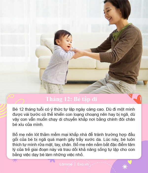 Những dấu mốc vàng trong 12 tháng đầu đời của trẻ, mẹ không nên bỏ qua - 13