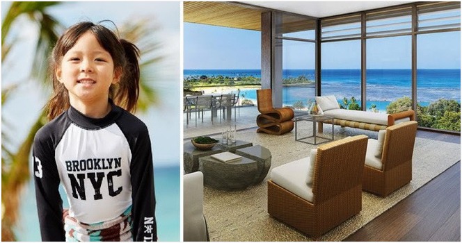 Choo Sarang giống như công chúa nhỏ sống trong biệt thự tiền tỷ.