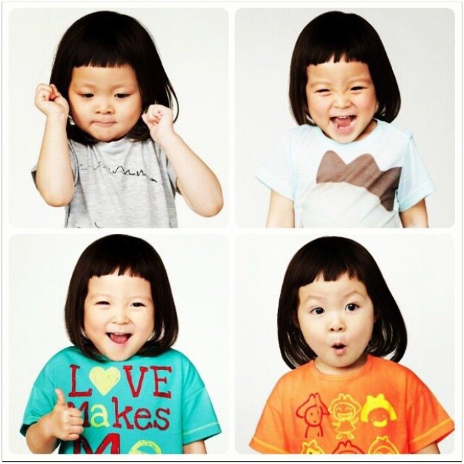 Biểu cảm siêu đáng yêu của Choo Sarang.