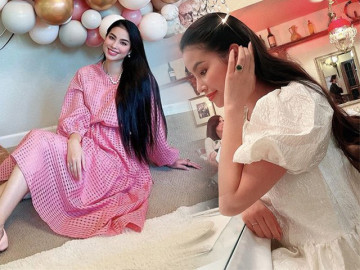 Phạm Hương trốn con làm đỏm, hột xoàn to như hạt mít cũng lép vế trước dung nhan mẹ bỉm