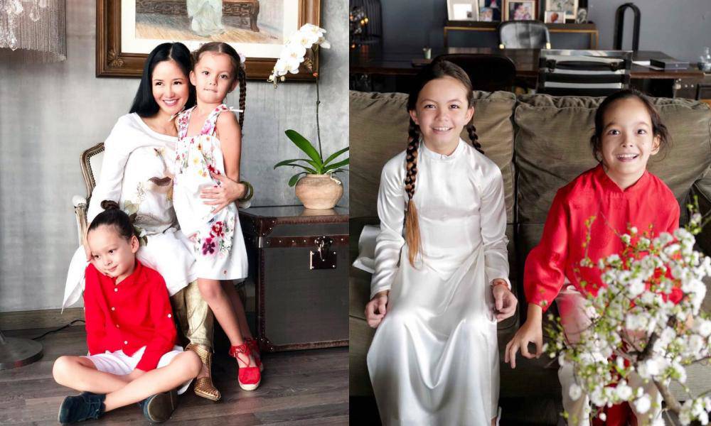 Nếu như Tôm hay được mẹ cho tham gia các hoạt động ngoài trời với những môn thể thao như đá bóng, cầu lông,..., thì em gái Tép đặc biệt thích vẽ và có chiều cao nổi bật. Được biết, Hồng Nhung và các con vừa chuyển đến sống trong ngôi nhà mới rộng 200m2 tại TP.HCM.