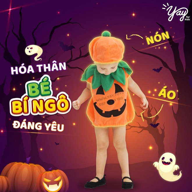 5 gợi ý trang phục Halloween “chất chơi” và siêu đáng yêu cho bé - 3