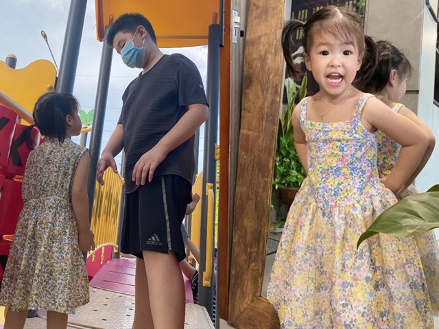 Sao Việt 24h: Con trai riêng của Lê Phương cao sừng sững, em gái lớn như học cấp 1