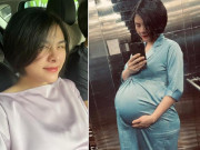 Bà bầu - Sắp "vỡ chum", nữ DV Canh Bạc Tình Yêu khoe vòng eo "ăn ròng rã mấy tháng trời mới được"