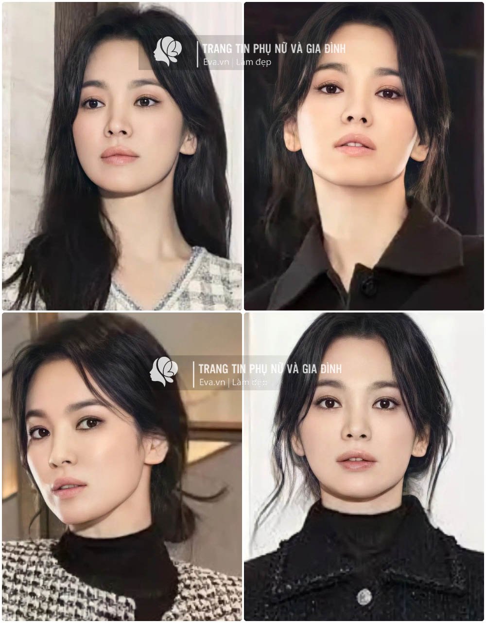 Nếu ngày thường bạn đã quá quen với phong cách trang điểm trong veo rồi thì có thể đi chậm mà chắc như Song Hye Kyo. Đó là tút tát chút phấn mắt đậm hơn một chút để cho bản thân quen mắt một chút, lại dễ mix cùng với trang phục đi làm hay đi chơi.
