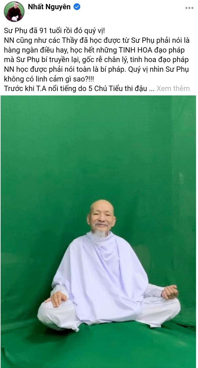 Nhất Nguyên cho rằng trước khi 5 chú tiểu tham gia gameshow thì cuộc sống của Thầy ông nội rất tĩnh lặng, không ai biết đến.
