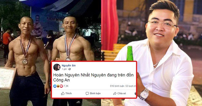 Trong một status, Nguyễn Sin còn nói Hoàn Nguyên, Nhất Nguyên đang trên đồn công an để làm việc với cơ quan chức năng. Hoàn Nguyên thì cho biết nhờ luật sư can thiệp.
