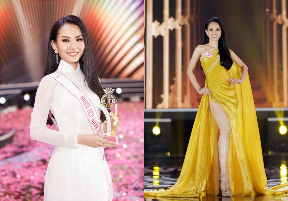 Mai Phương từng lọt Top 5 Hoa hậu Việt Nam 2020 và giành giải Người đẹp Nhân ái.