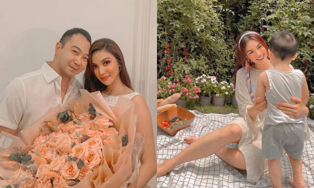 Lan Khuê đang có cuộc sống viên mãn sau khi kết hôn, sinh quý tử với chồng đại gia.