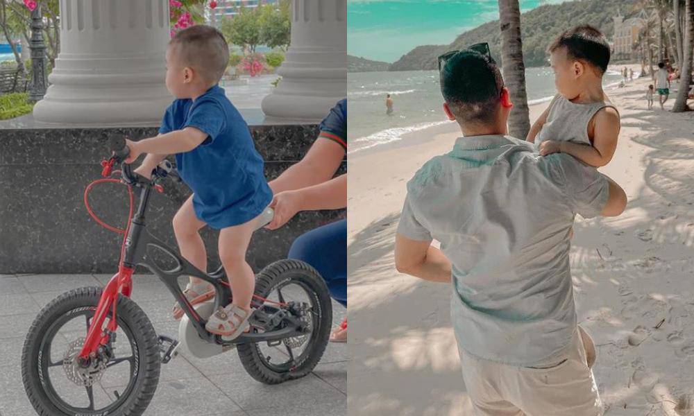 Vợ chồng cô đến nay vẫn chưa để lộ rõ mặt con trai Connor trên mạng xã hội.