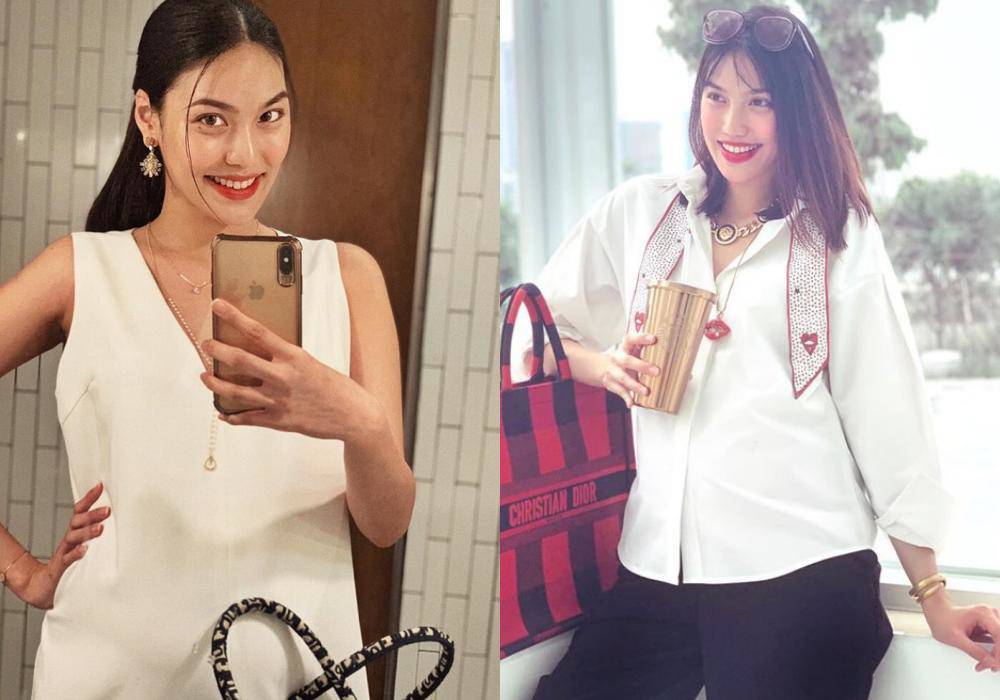 Lan Khuê tăng hơn 10kg trong lần mang bầu đầu tiên.